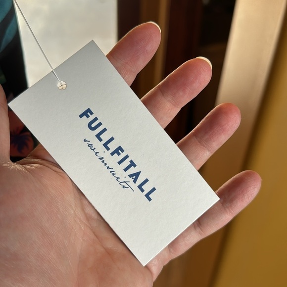 NWT FULLFITALL Plus Size Tankini Top Printed Bathing Suit (No Bottom) Size 22 - Picture 9 of 13